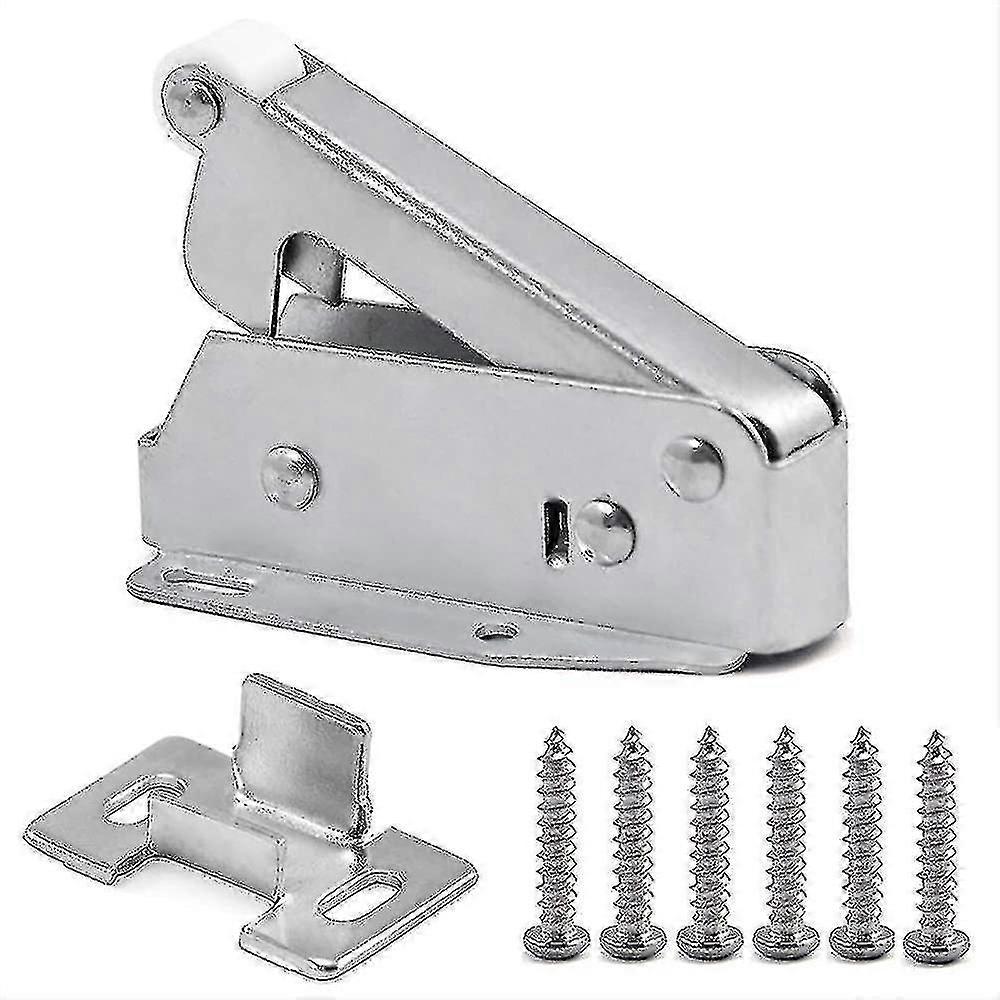 Quick Automatic Spring Latch - Cold Rolled Steel For Closet Doors And Attic Hatches