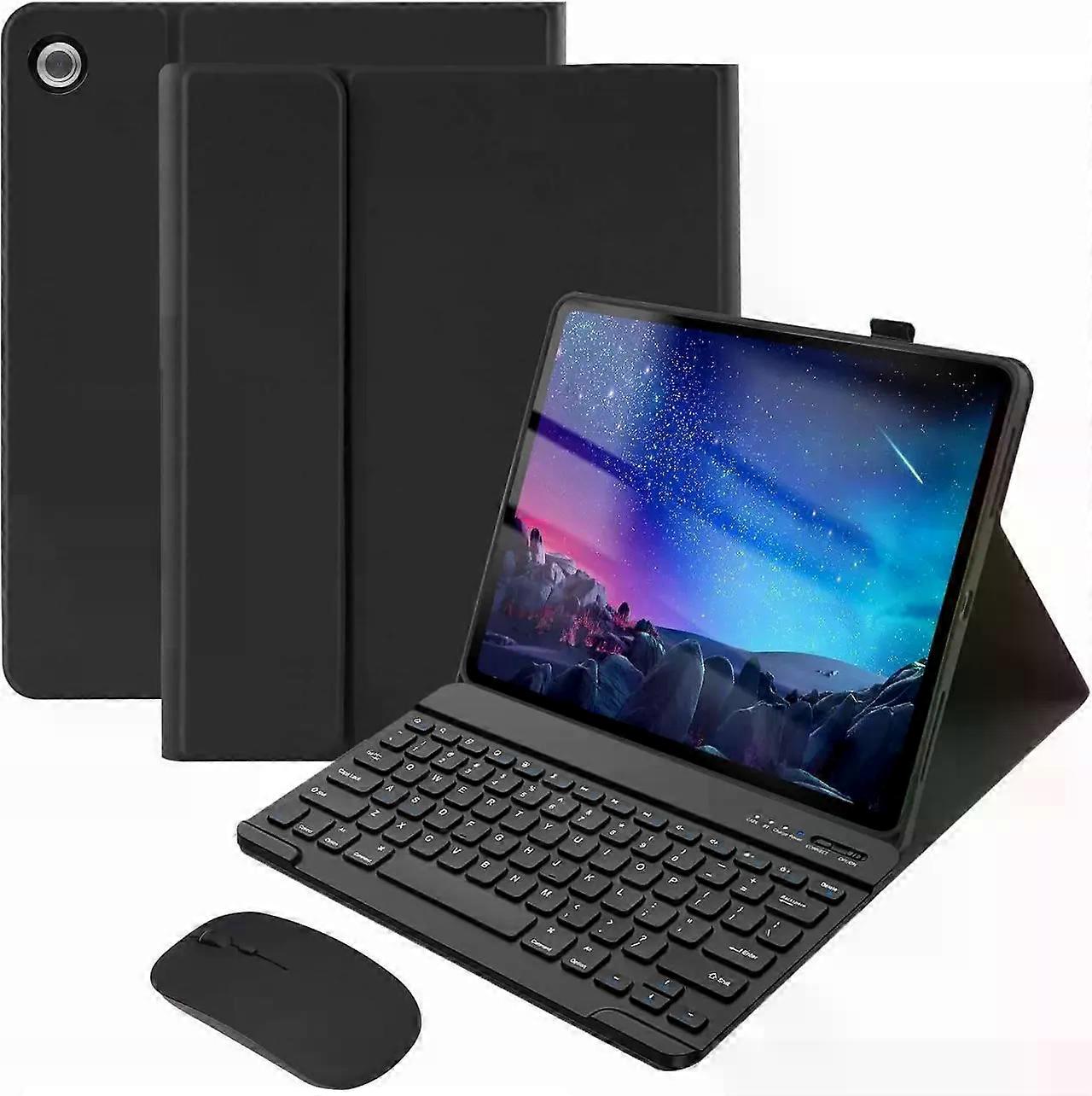 Bluetooth Keyboard Case with Mouse for Lenovo Tab Plus 11.5 inch 2024 TB351FU Protective Cover with Wireless Mouse / Keyboard