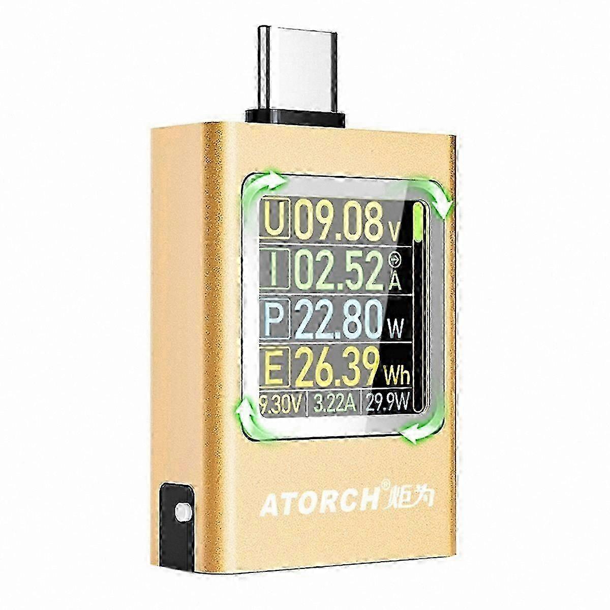 DC 4.5-50V PD3.1 Digital Voltage Ammeter with Display