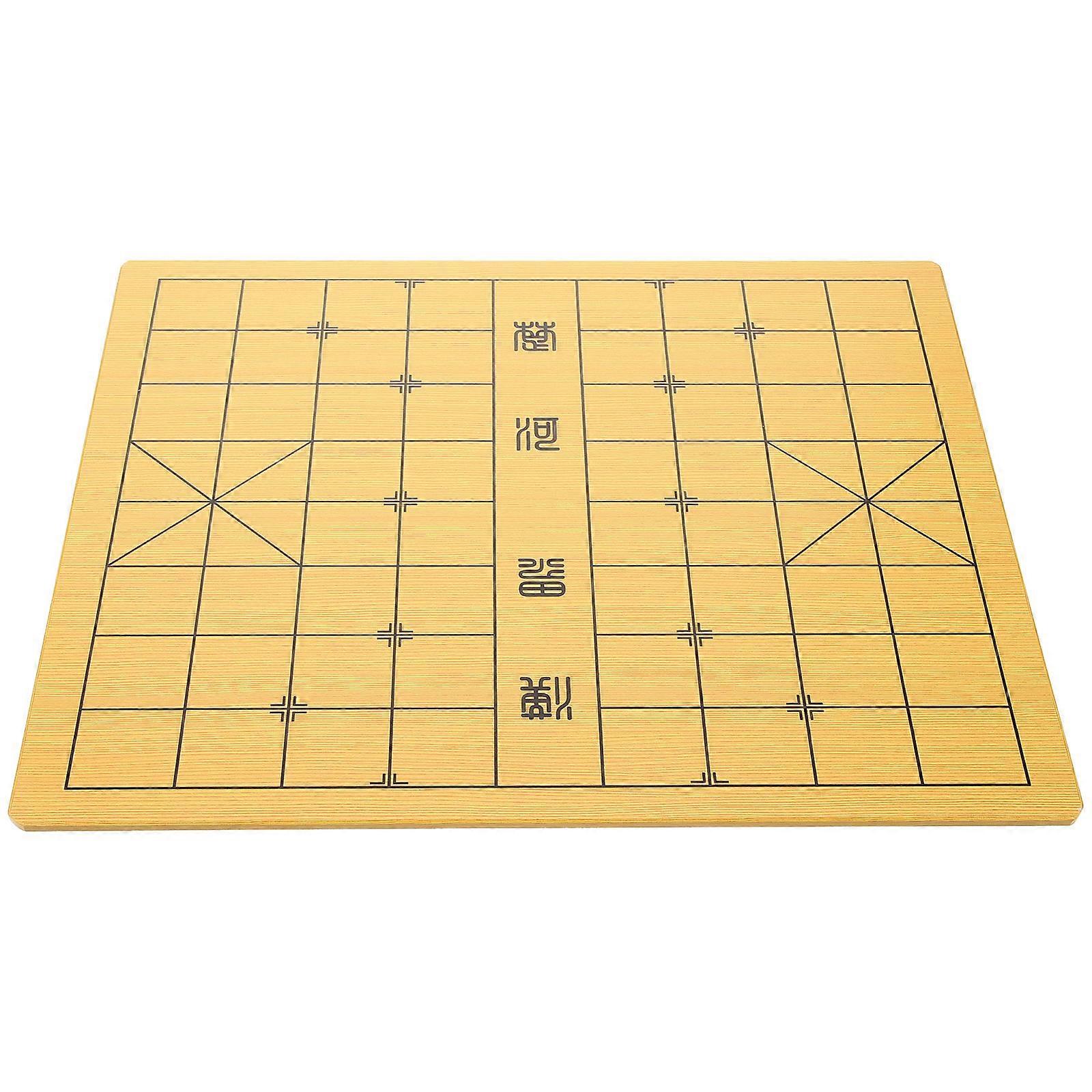 Simple Chessboard Dual-Sided Chinese Chess Game Chessboard Desktop Board Game Gobang Chessboard Home Use 38.50X31.00X0.50CM Versatile 1 Piece