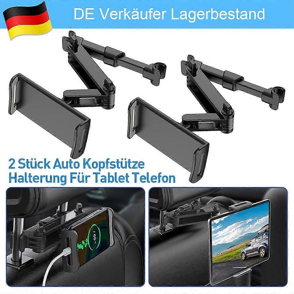 Auto Rcksitz Handy Halter Kopfsttze Halterung Halter fr Apple iPad Universal NO.6234