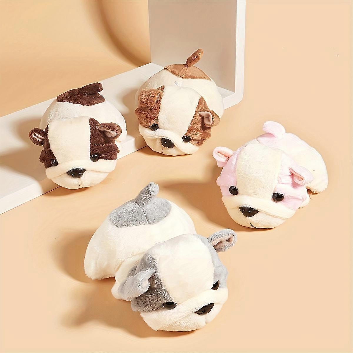 1pc Cartoon Dog Design Pet Grinding Teeth Plush Toy, Chewing Toy For Dog Interactive Supply