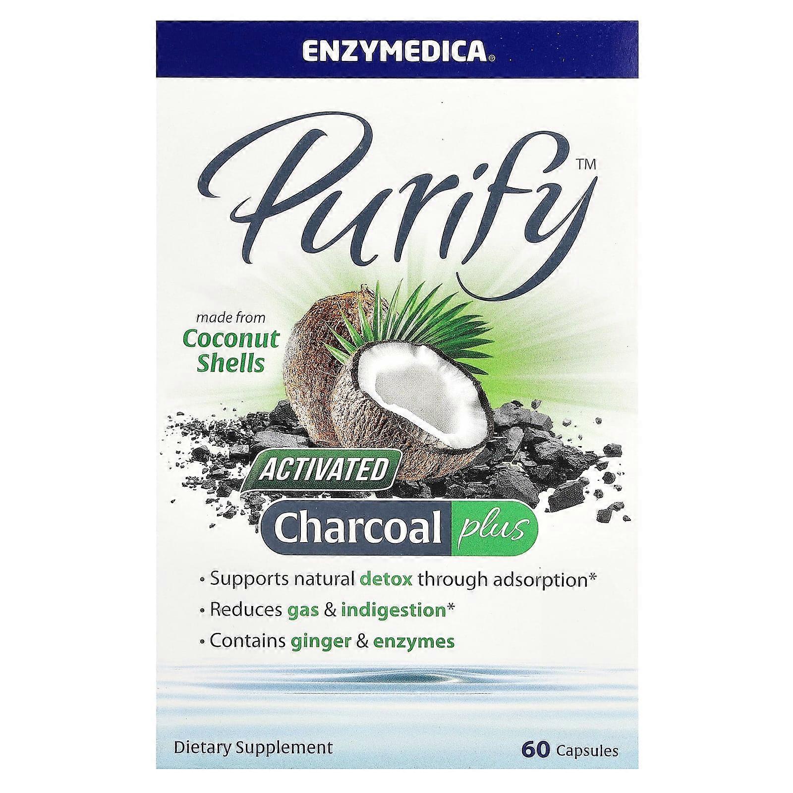 Purify, Activated Charcoal Plus, 60 Capsules