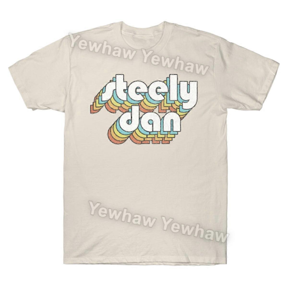 Steely Dan /// Retro Faded-Style Typography Design T-shirt