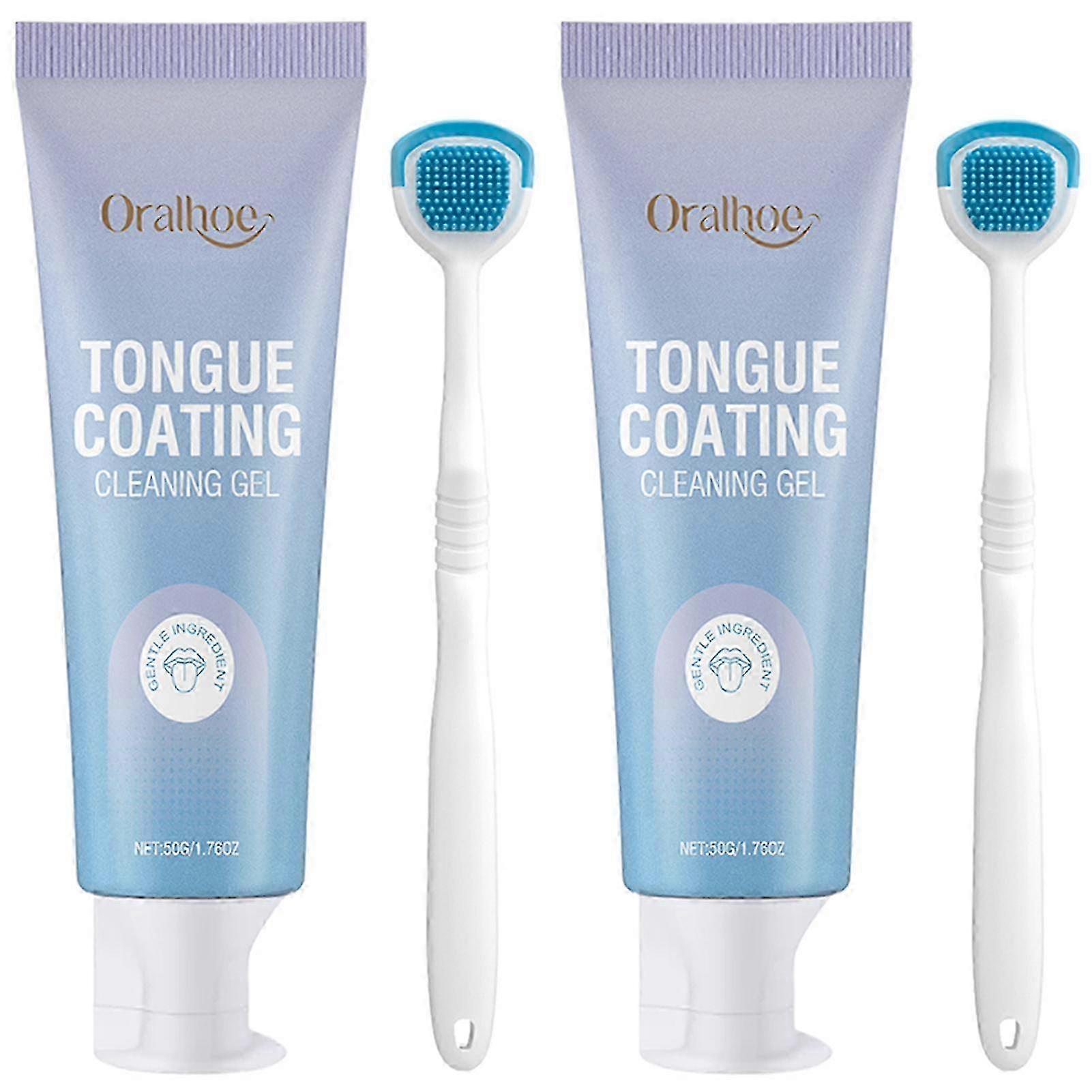 Improved Tongue Cleaner Gel for Sensitive Teeth: Easy Application for All Ages