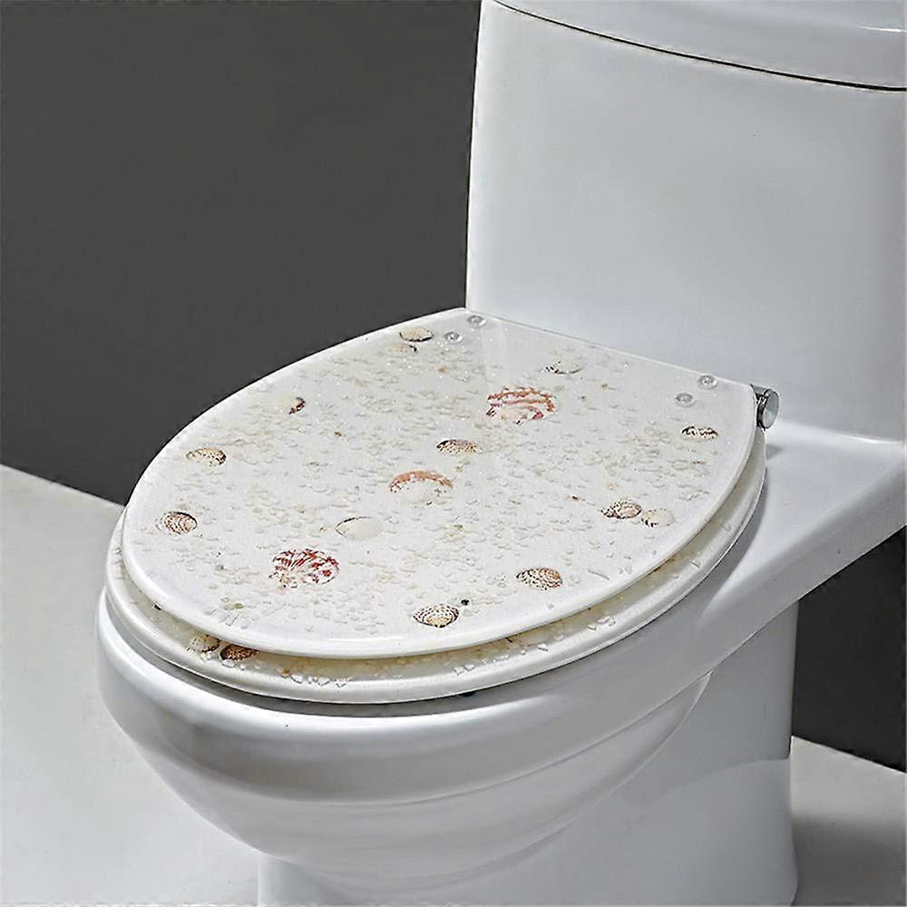 Soft Close Toilet Seat UreaFormaldehyde Resin With Adjustable Hinge Quick Release Fits OVU Toilets