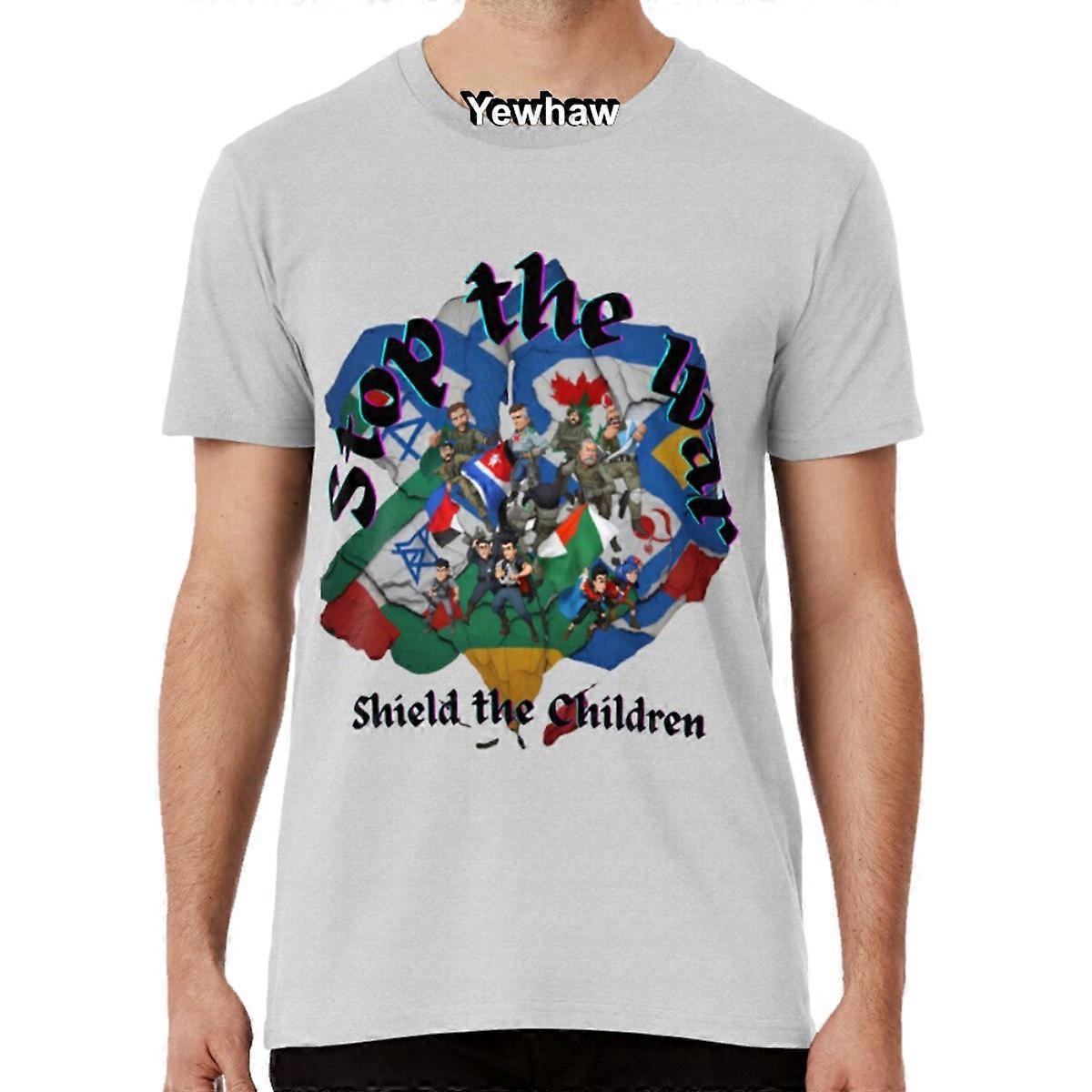 Zastavte válku -štít Dětské tričko Protect Save