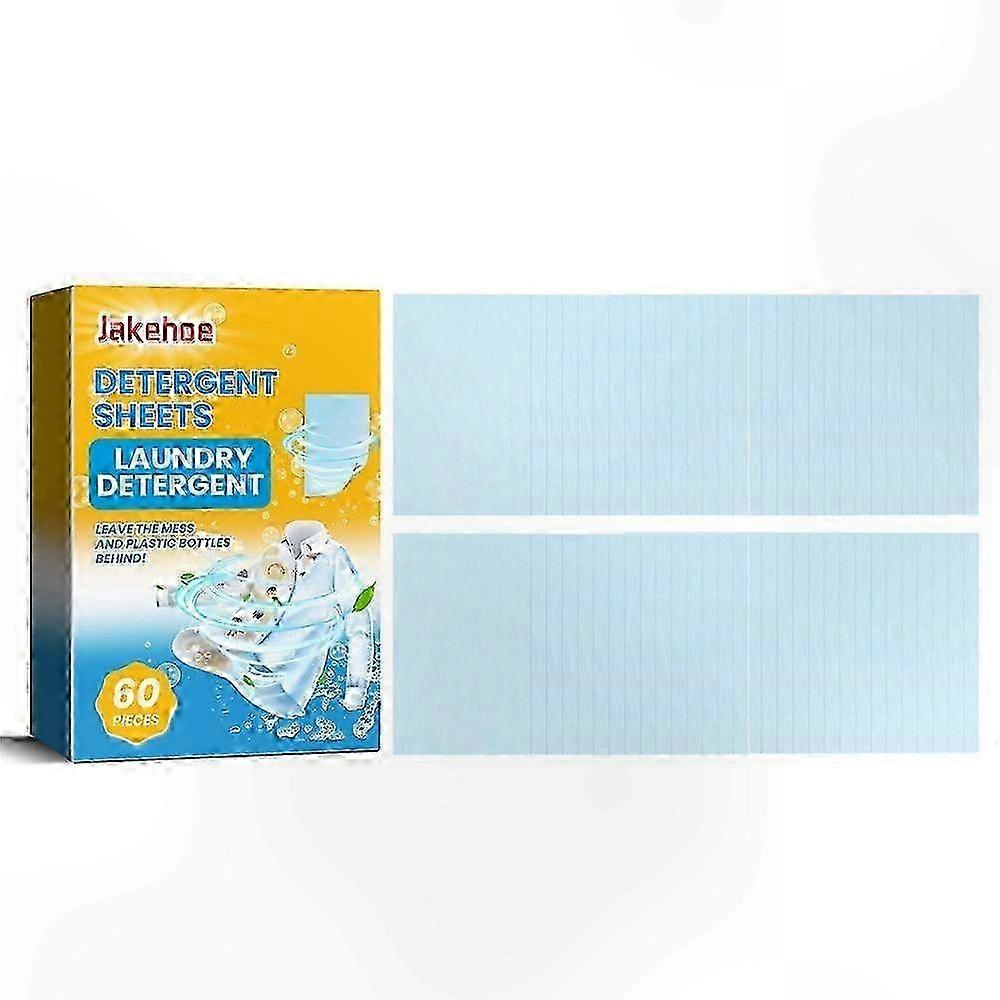 Powerful Laundry Tablets - 60 Pack - Deep Cleaning Formula for Washing Machines