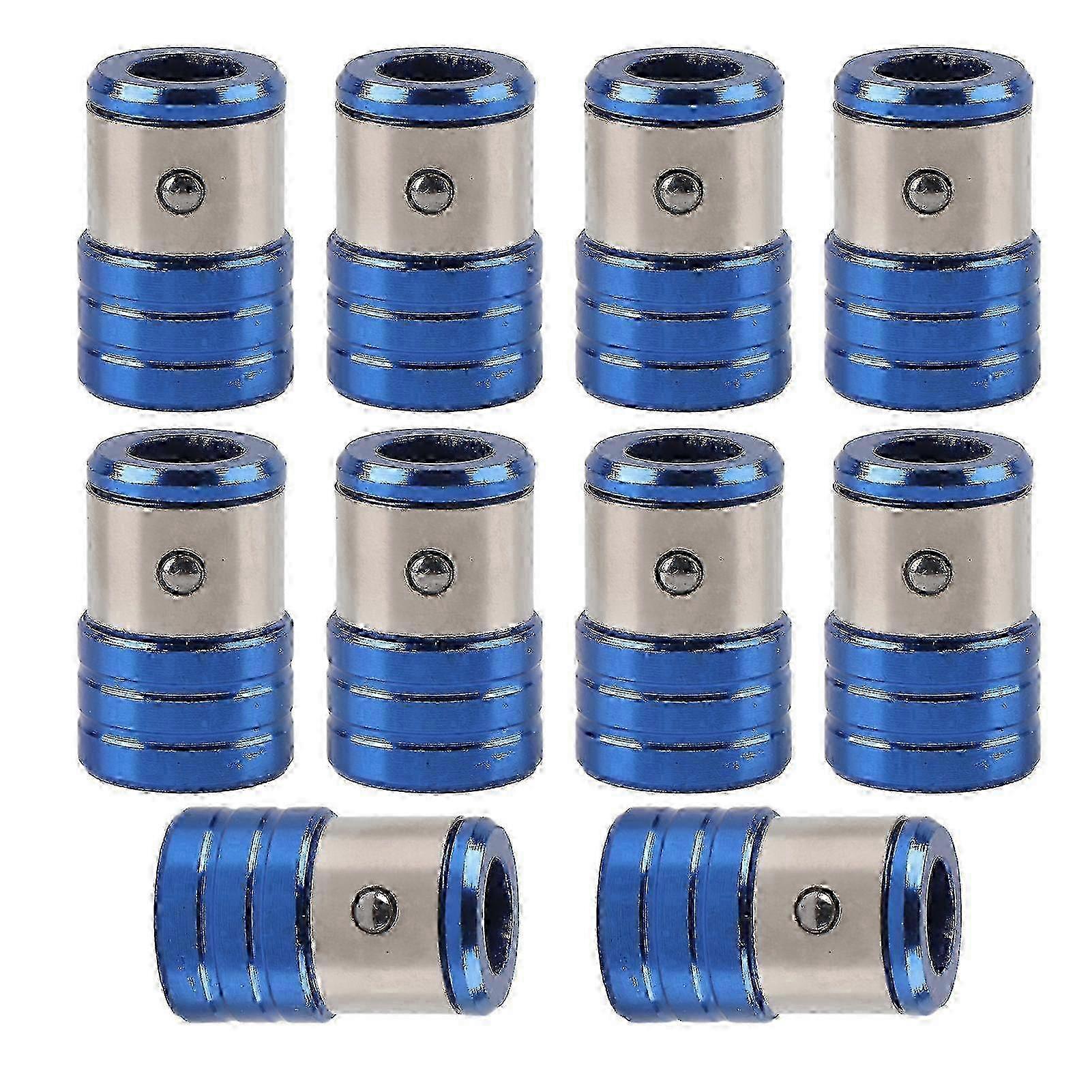 10PCS Screwdriver Magnetic Ring Anti Slip Drill Bits Magnetizer Ring Screwdriver Bit Tool