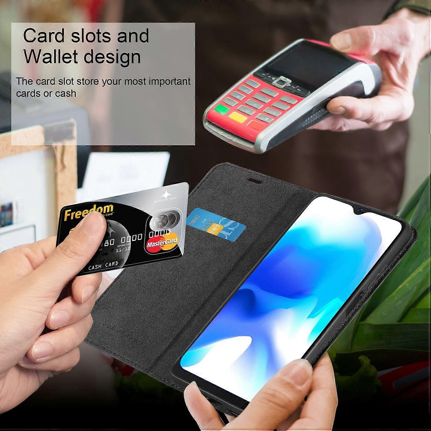 Blackview A80s Case - Étui de protection avec fonction de support et emplacement pour carte