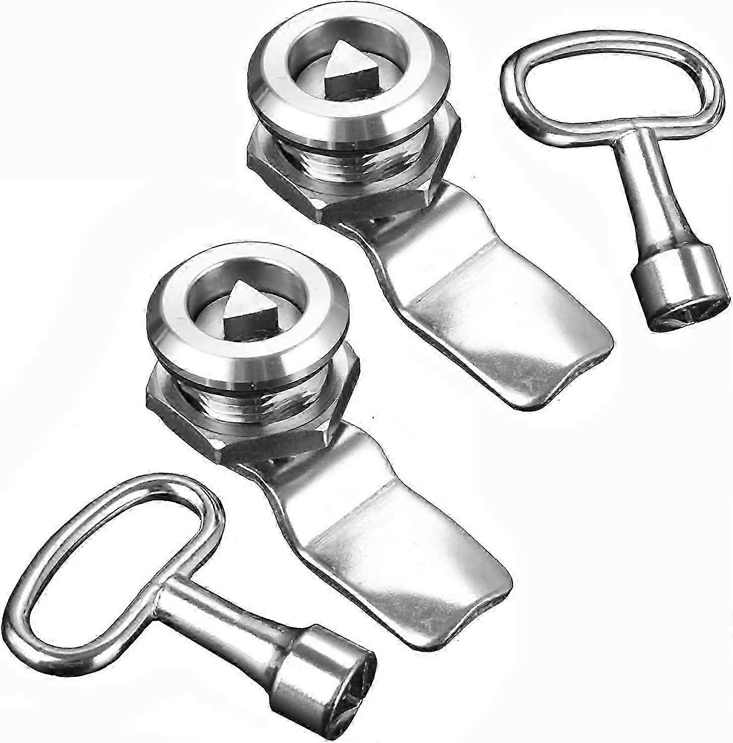 Electric Meter Box Latch Gas Meter Box Lock Post Box Lock With Triangle Key, Screw Lock Mailbox Lock