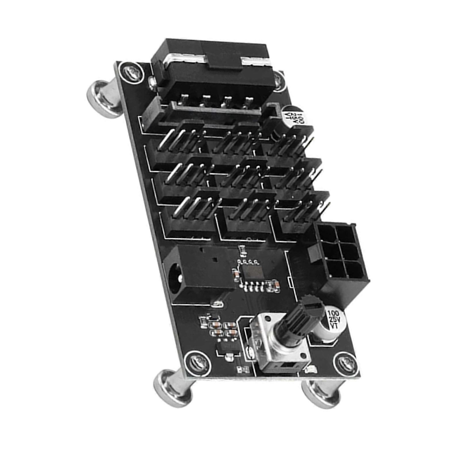 High Performances Chassis Violent Fan Temperatures Controller Board 220V Input Wide Compatibility DIY Installation Multicolor