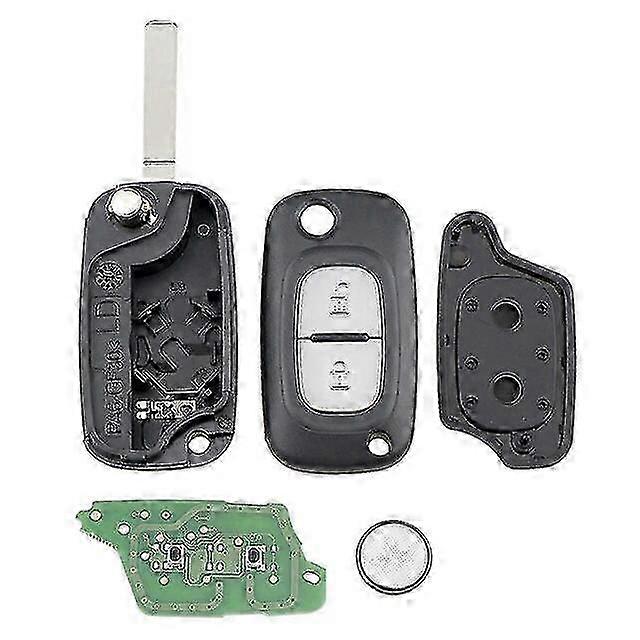 Replacement key for Renault Kangoo 2 button 43hz smart remote