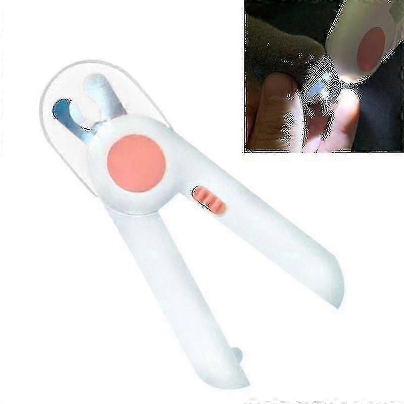 Pet Cat And Dog Led Light kynsileikkurit (vaaleanpunainen)-mxbc