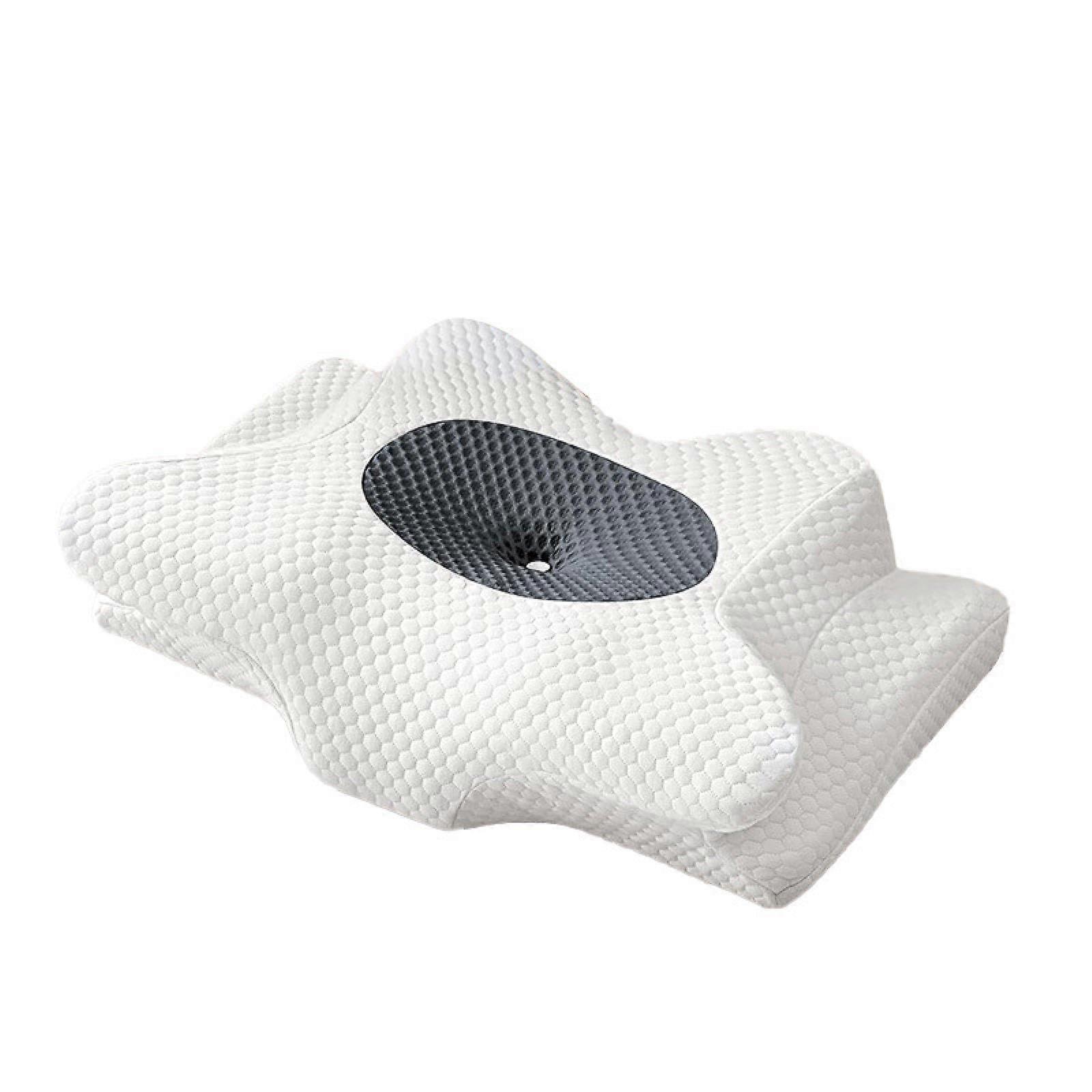 Pillow Ergonomic Memory Foam Butterfly Shape Cervical Support Slow Rebound Neck Fatigue Relief Standard Size