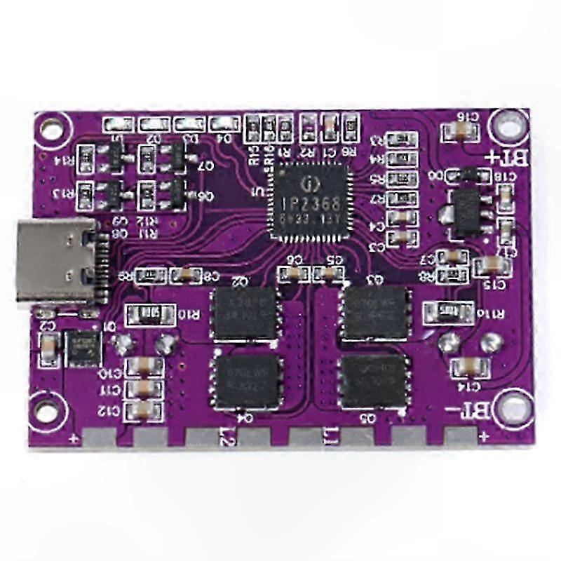 100W Bidirectional Fast Charging Module, Buck-Boost Type-C, 4S Li-ion Battery Charger Board