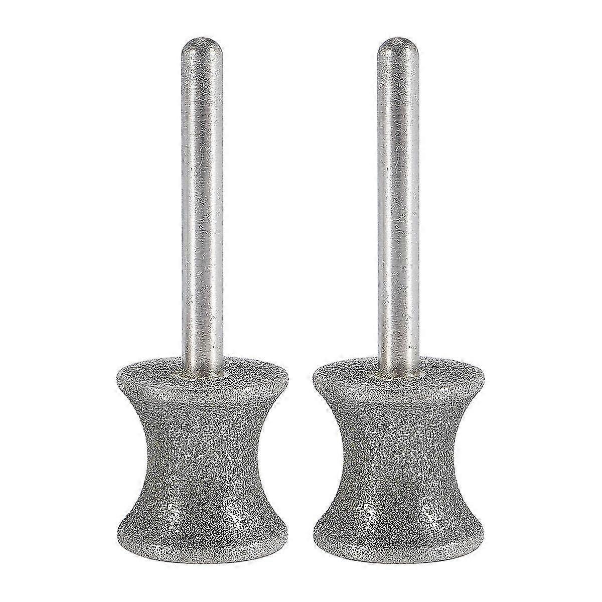 2 Pack Diamond Dog Nail Grinder Bits for Rotary Tool Fits for