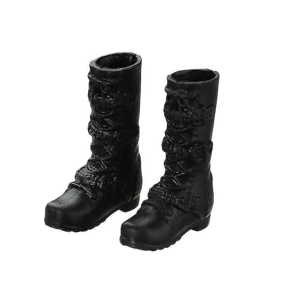 الملونة بطل دمى التمهيد البلاستيك الركبتين الطويلة أحذية دمية أحذية الجوارب أزياء أنثى القدم لين