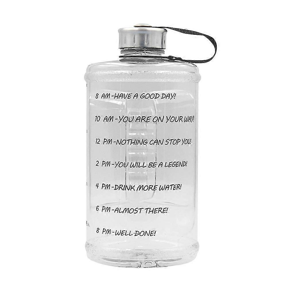 Γαλόνι νερό μπουκάλι γυμναστήριο προπόνηση με το χρόνο δείκτη ποτό μεγάλη χωρητικότητα 73oz