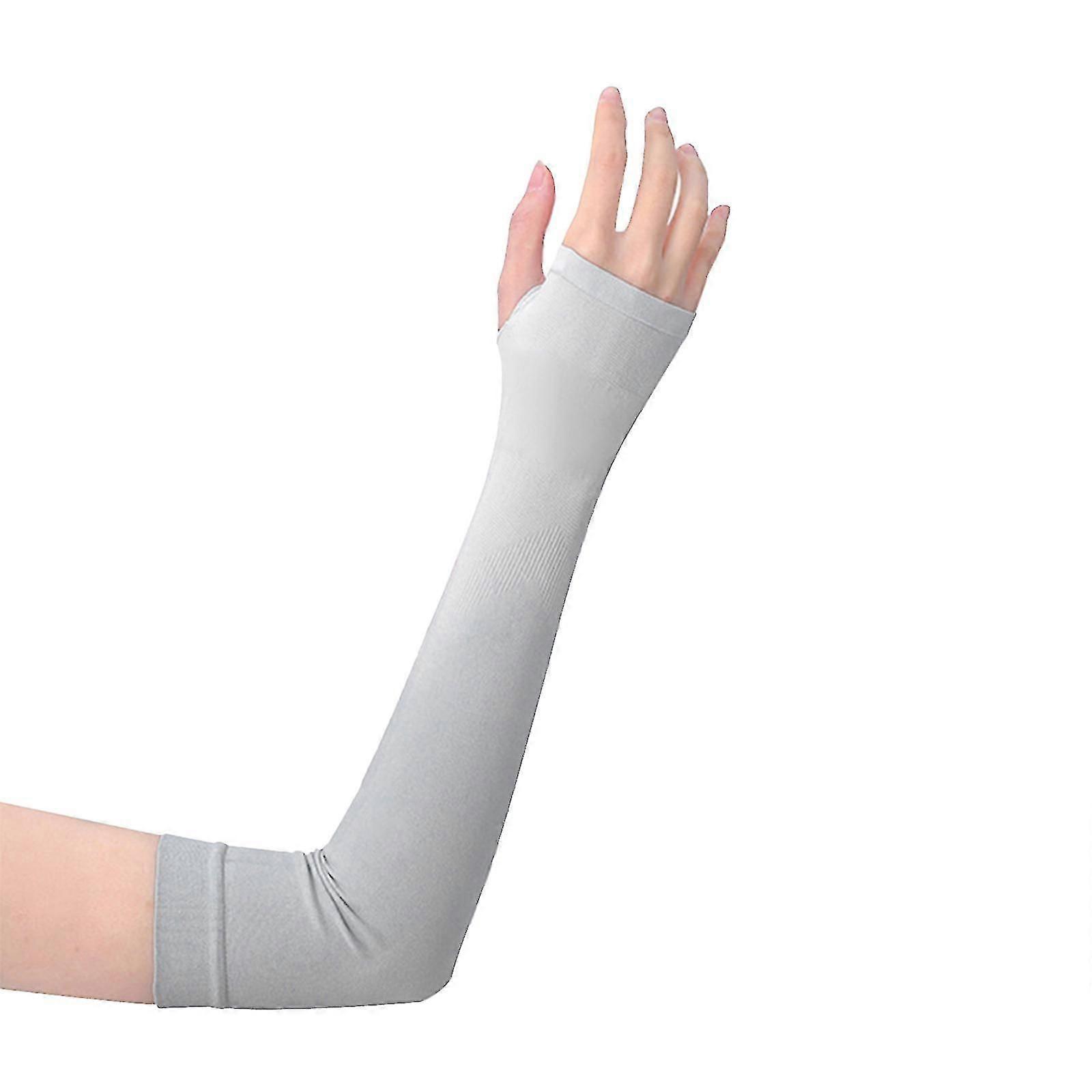 冰袖 1对渐变设计尼龙+氨纶创意驱动女款男士防晒冷却臂袖