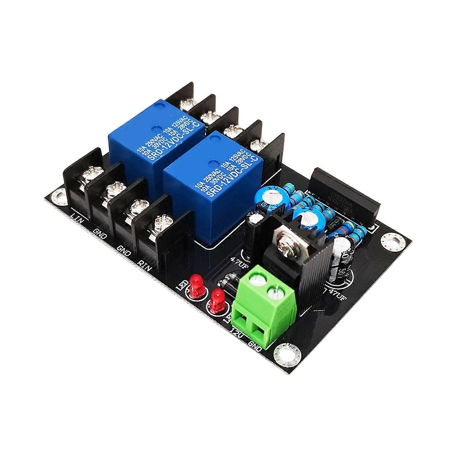 UPC1237 Auditory Speaker Guard Board with Delayed Startup and Automatic Power Disconnection Mechanism Multicolor