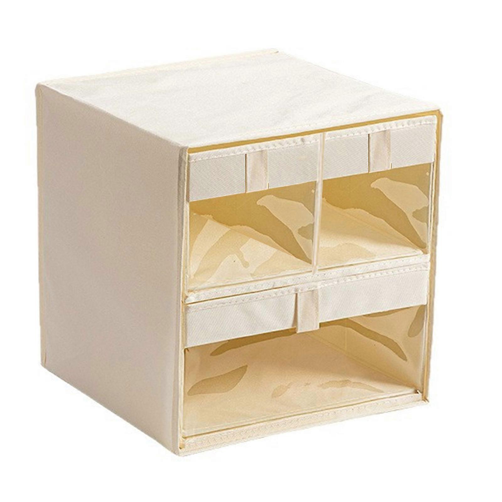 Instants Assembly Fabric Drawer Organizers Foldable for Bedroom Dresser Storage Solution Daily Use Multicolor