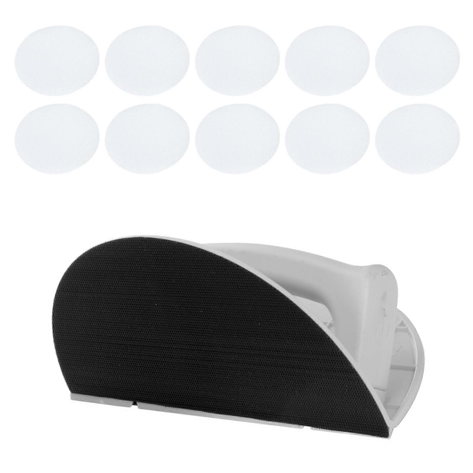 90 Degree Angles Corner Sanding Tool with 10 Replaceable Sandpapers Wall Corner Sanding Frame set for Smooth Finishing Multicolor