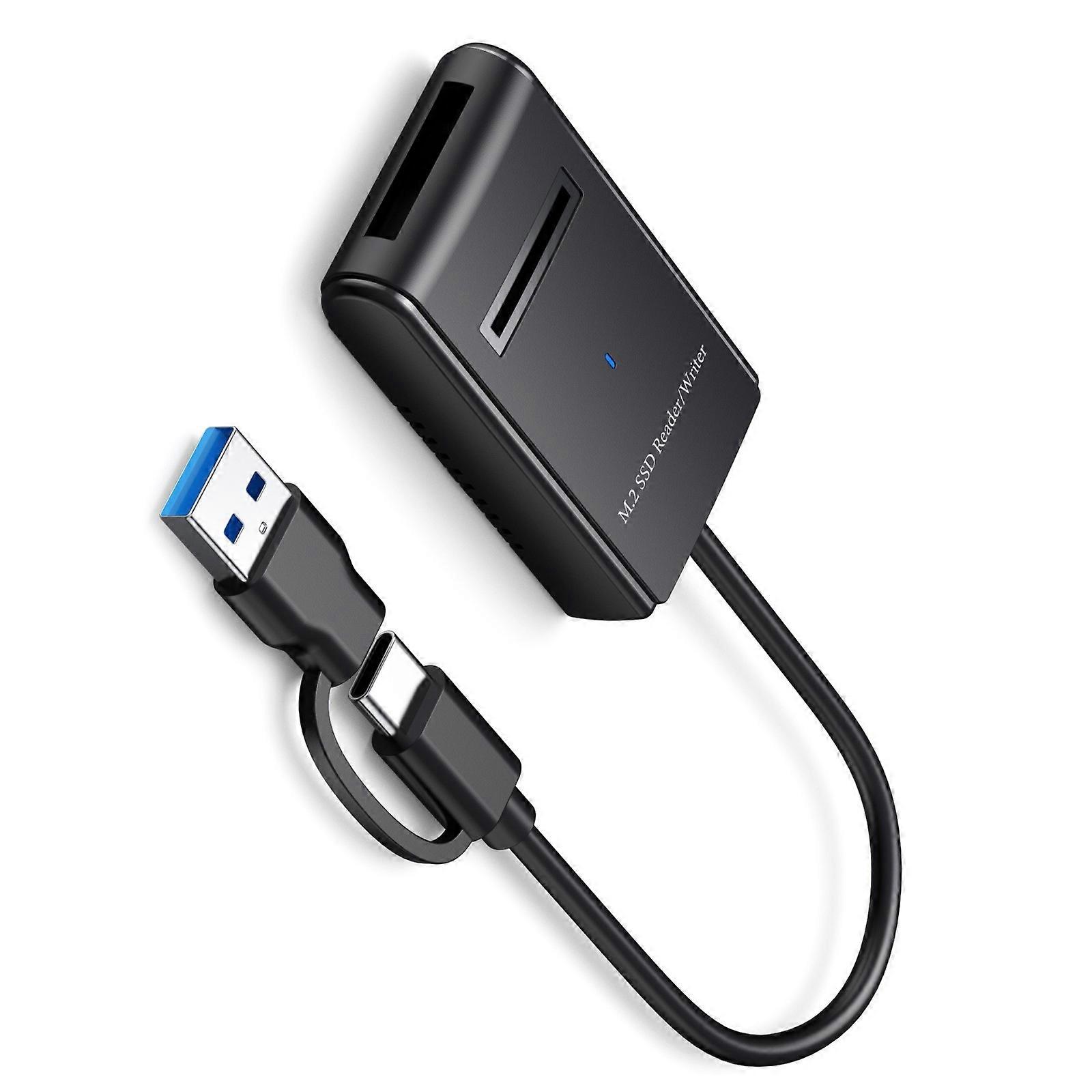 Type C 3.2 M.2 Mobile Nvme Easy Drive External M.2 Hard Drive Cable For 2230 2242 2260 2280 22110 External M.2 Drive Multicolor