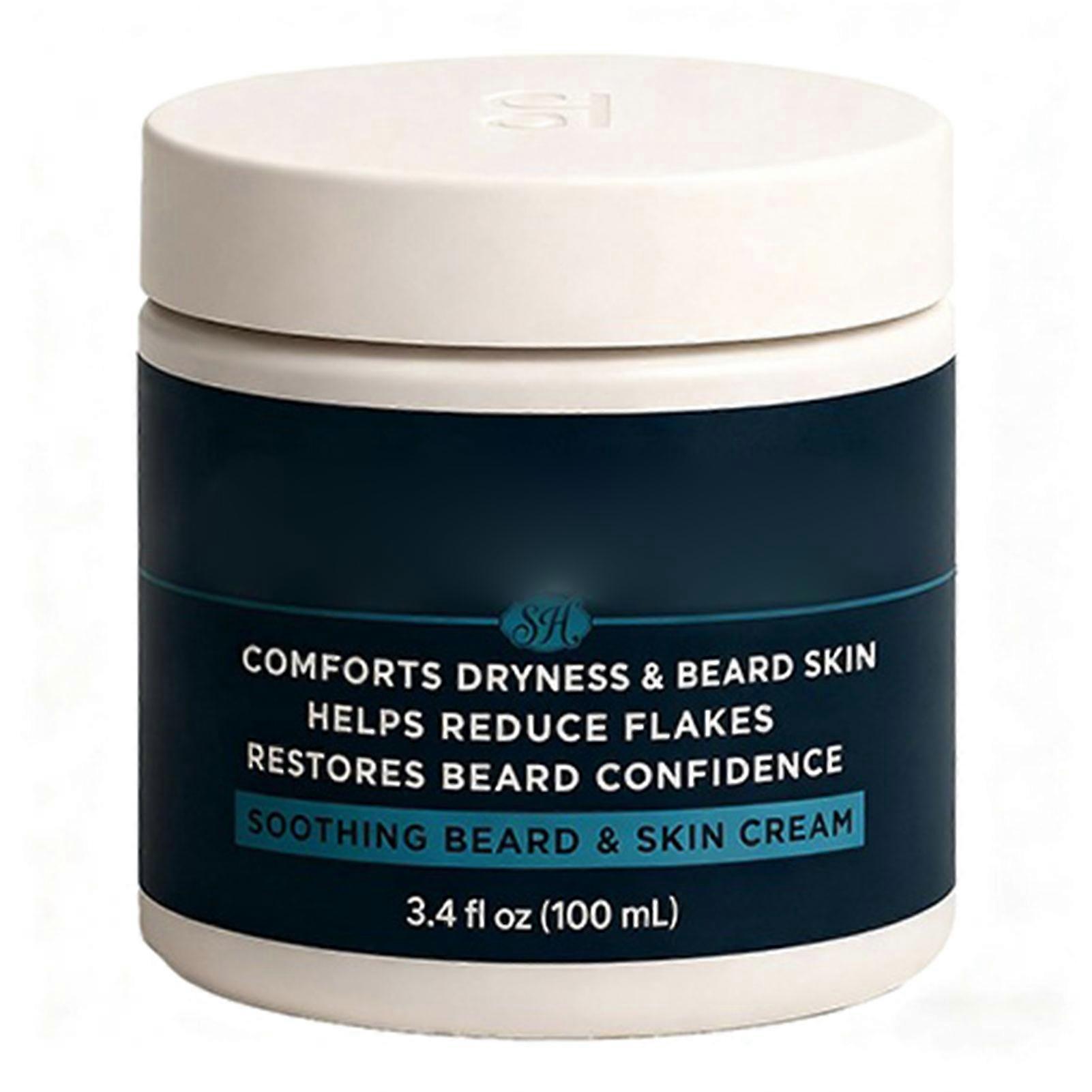 Strong Hold Beard Cream for Men - Plant-Based Beard Balm for Seborrheic Dermatitis, Psoriasis Relief & Fungal Relief