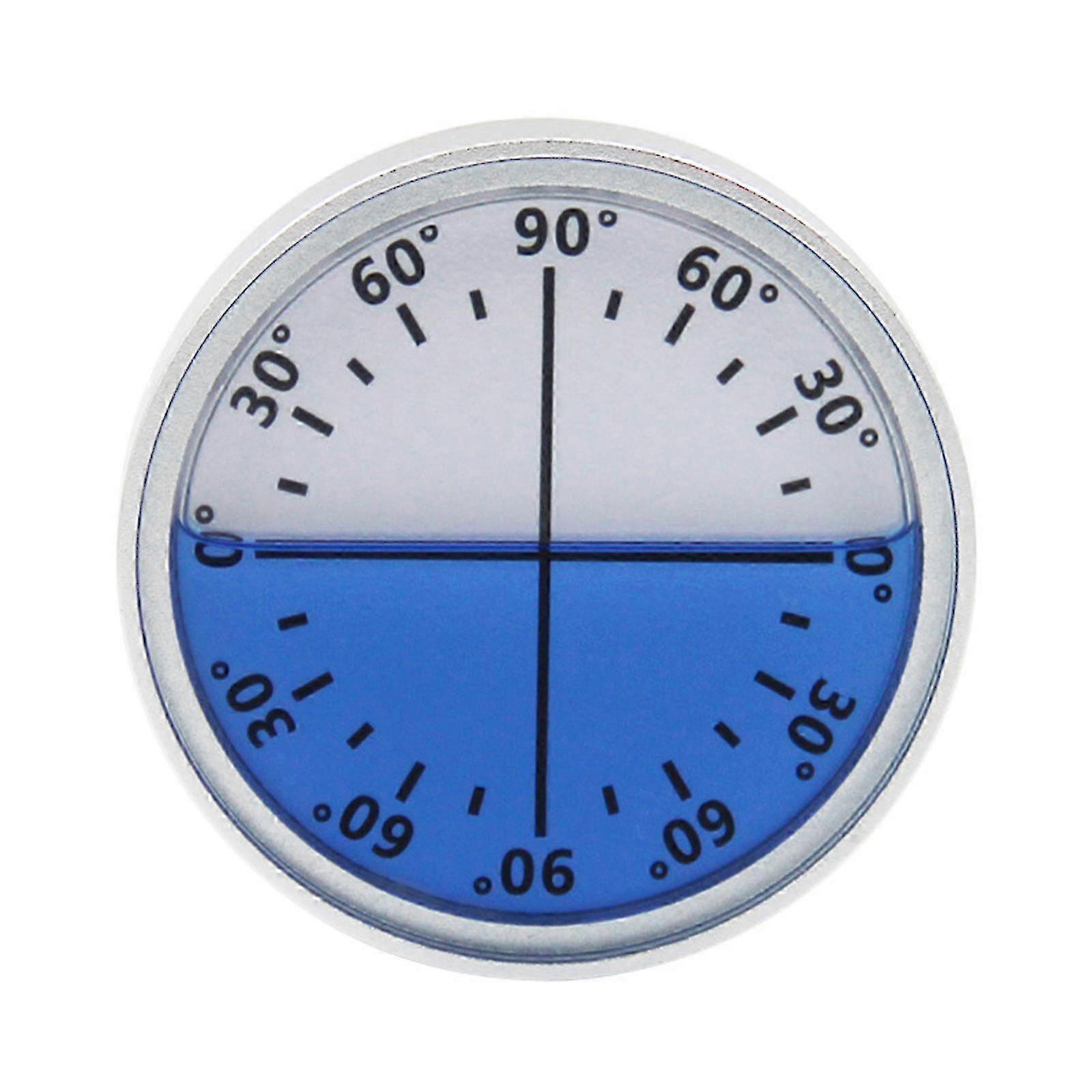 Round Bubble Leveling Tool Magnetic Horizontal Bubble Leveling Measurement Ruler Equipment Gradienter