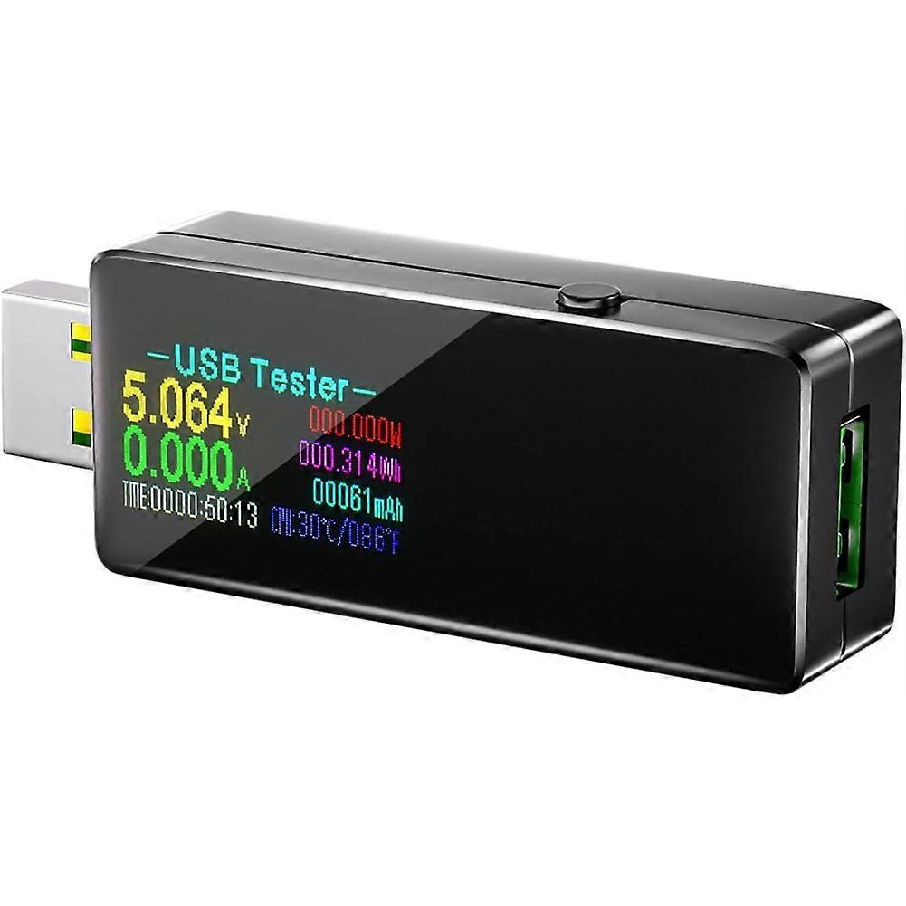 USB 3.0 Tester,Voltage Monitor,DC 5.1A/30V/150W Power Meter Tester,Test Speed of Chargers,Cables,Capacity of Power Bank