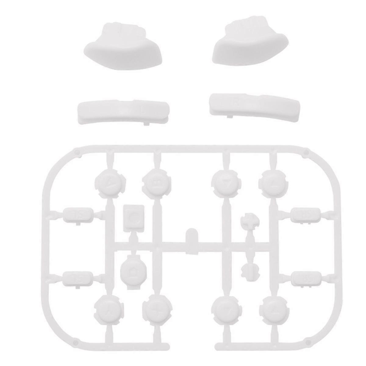 White Replacement Buttons for Model Full Set with Installation Tools Enhanced Gaming Experience