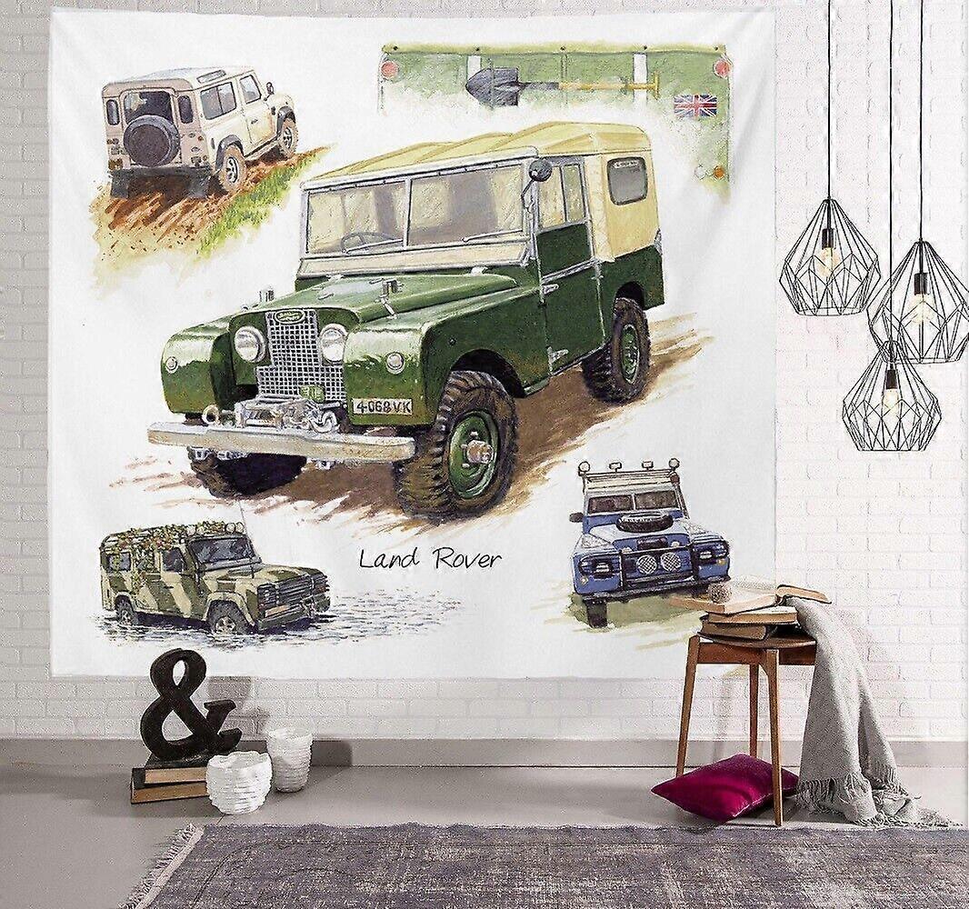 Large Land Rover Tapestry 3D Wall Hanging Bedspread Throw Blanket Backdrop Cover