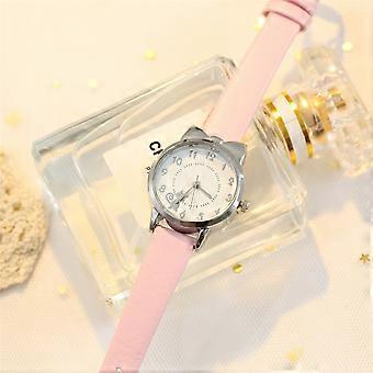 Montres Quinlirra pour femmes, design coréen récent, montre à quartz blanche tendance et décontractée, indispensable pour les voyages.
