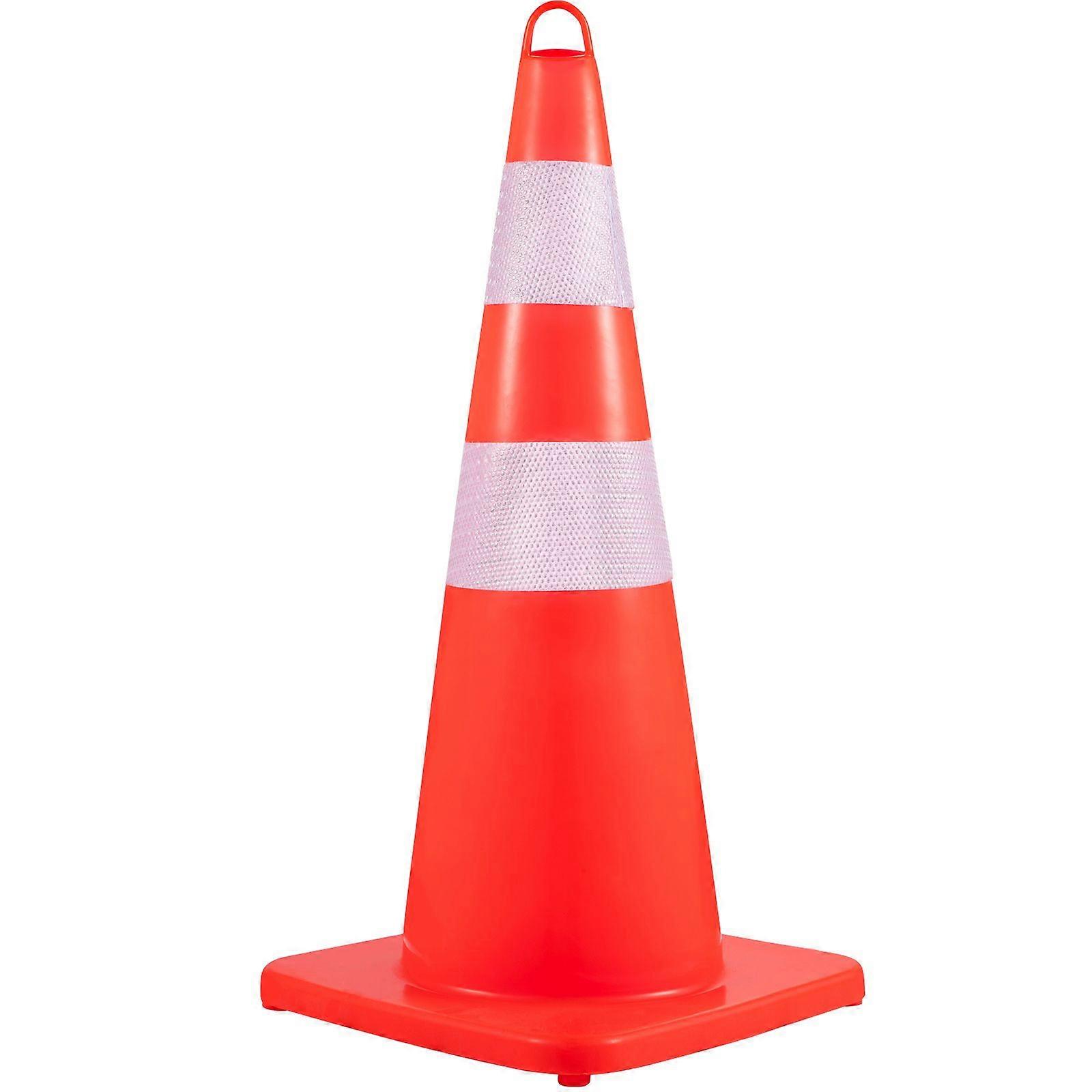 Safety Cones, 10PCS 28\" Traffic Cones,  2 Reflective Collars Traffic Cones with Weighted Base and Hand-Held Ring