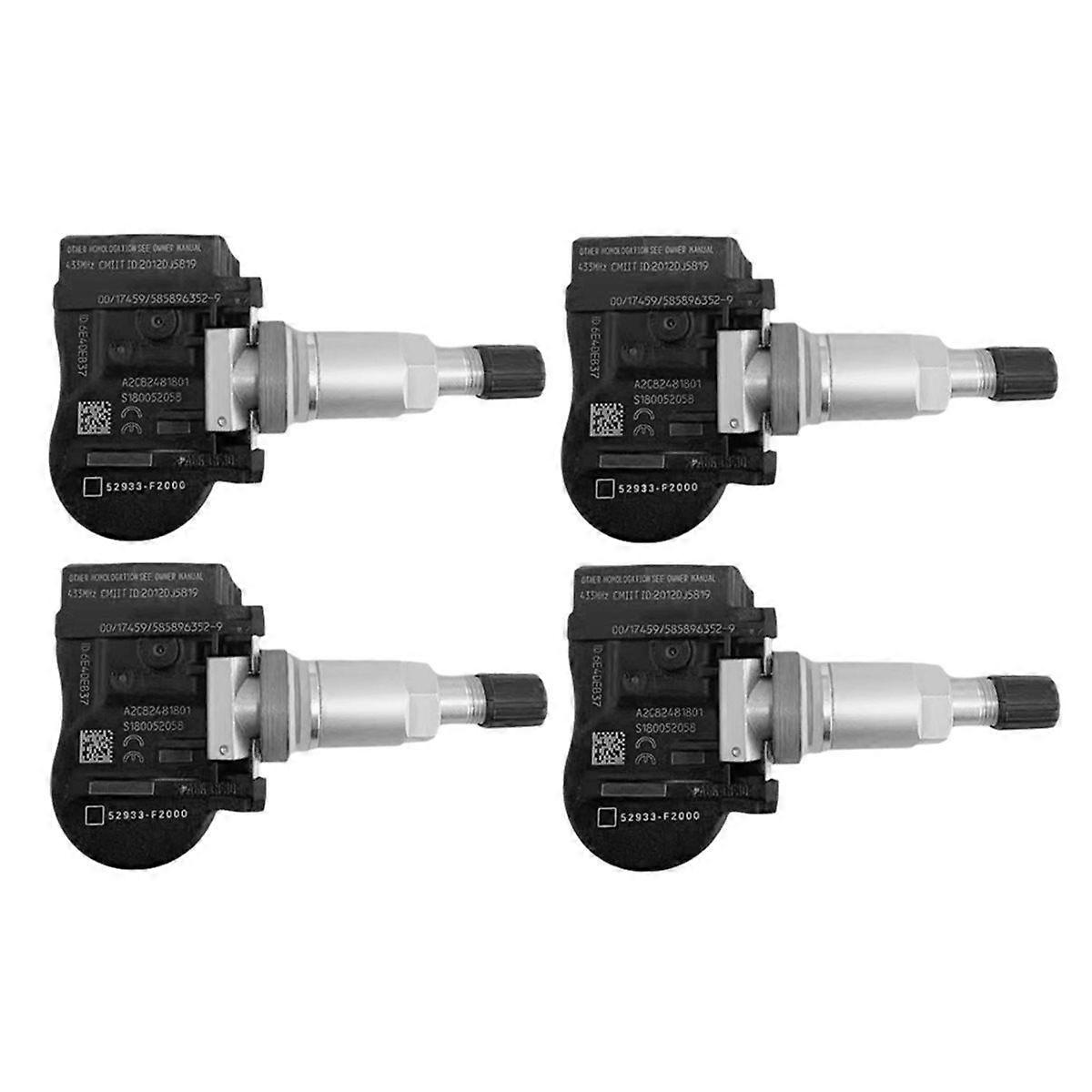 4pcs Car TPMS Tire Pressure Sensor 52933-D4100 for