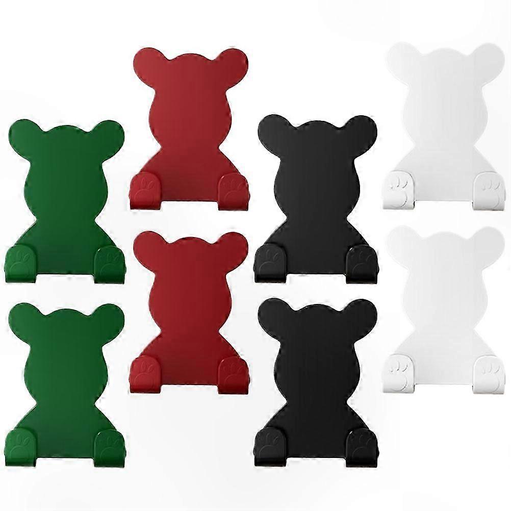 Adorable Multi-Use Wall Hooks for Home Organization, Set of 16 Pieces