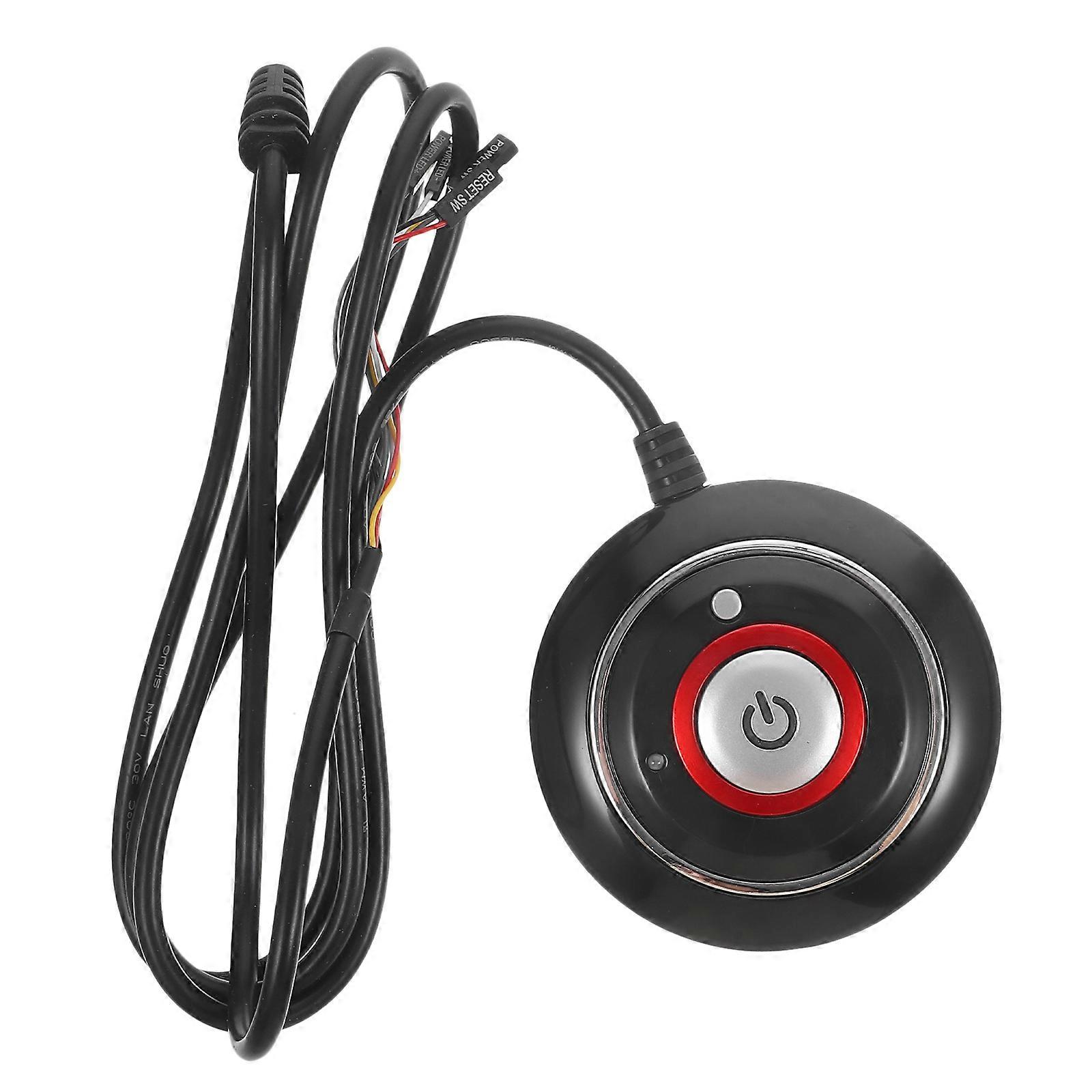 Computer Accessories For Desktop Replacement Scratch-Free Black Reset Button 1Pack