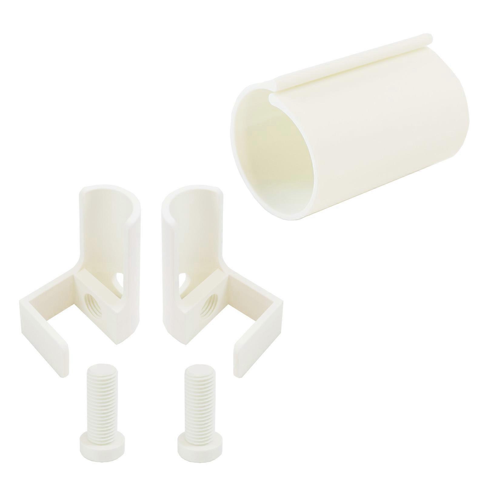 Pack of Adjustable Rhinestones Painting Holders Curling Resist Technology Secure Attachments for Various Art Projects  White