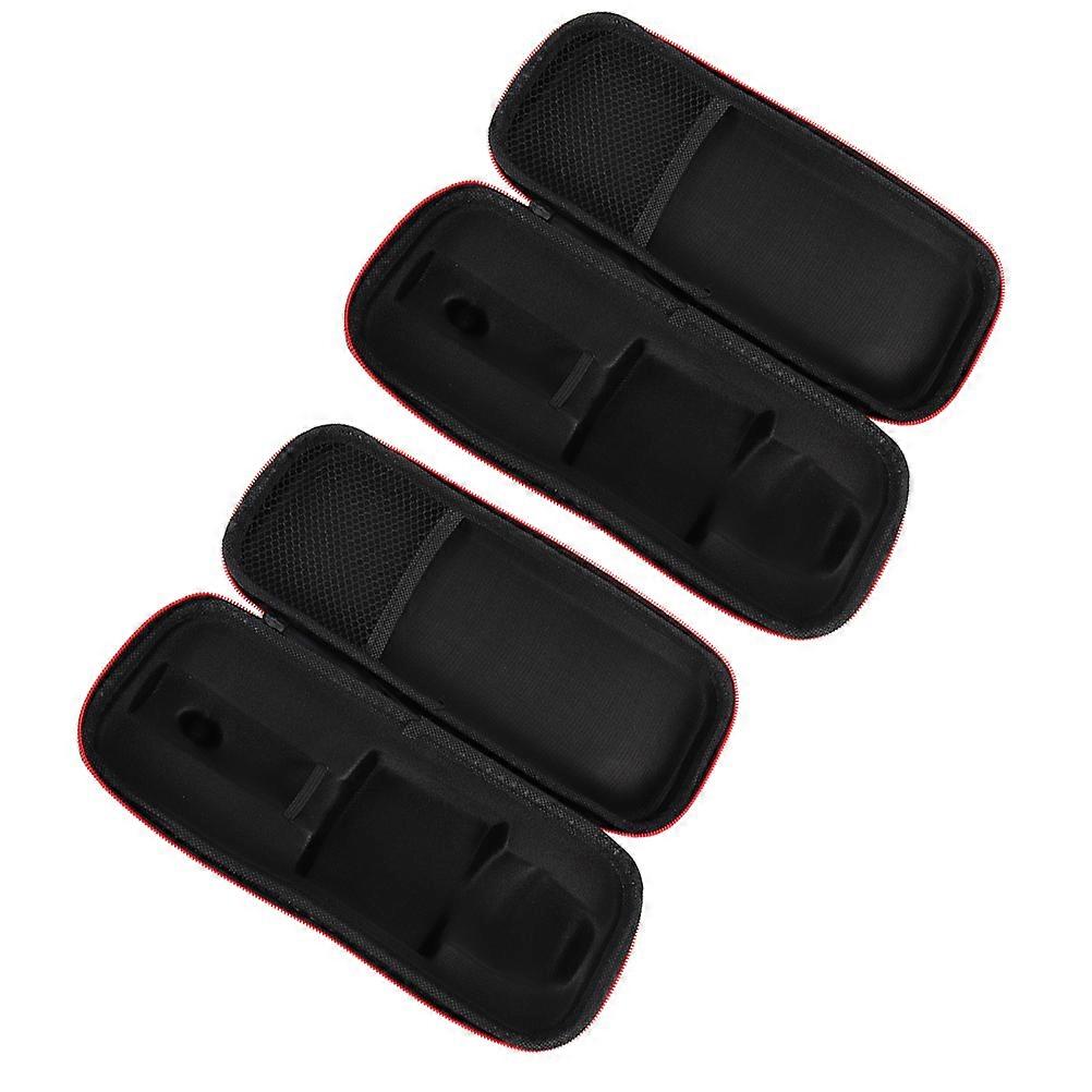 Microphone Storage Bag Eva for Protection 2Pcs Portable Microphone Carrying Case