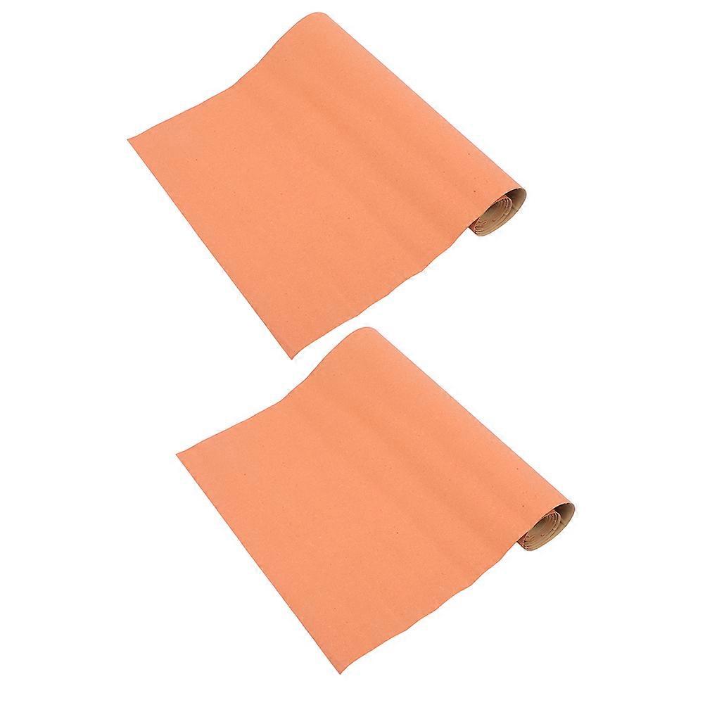 DIY Bag Making Bonded Liner Sheets for Stiffener 2Pcs Orange Material