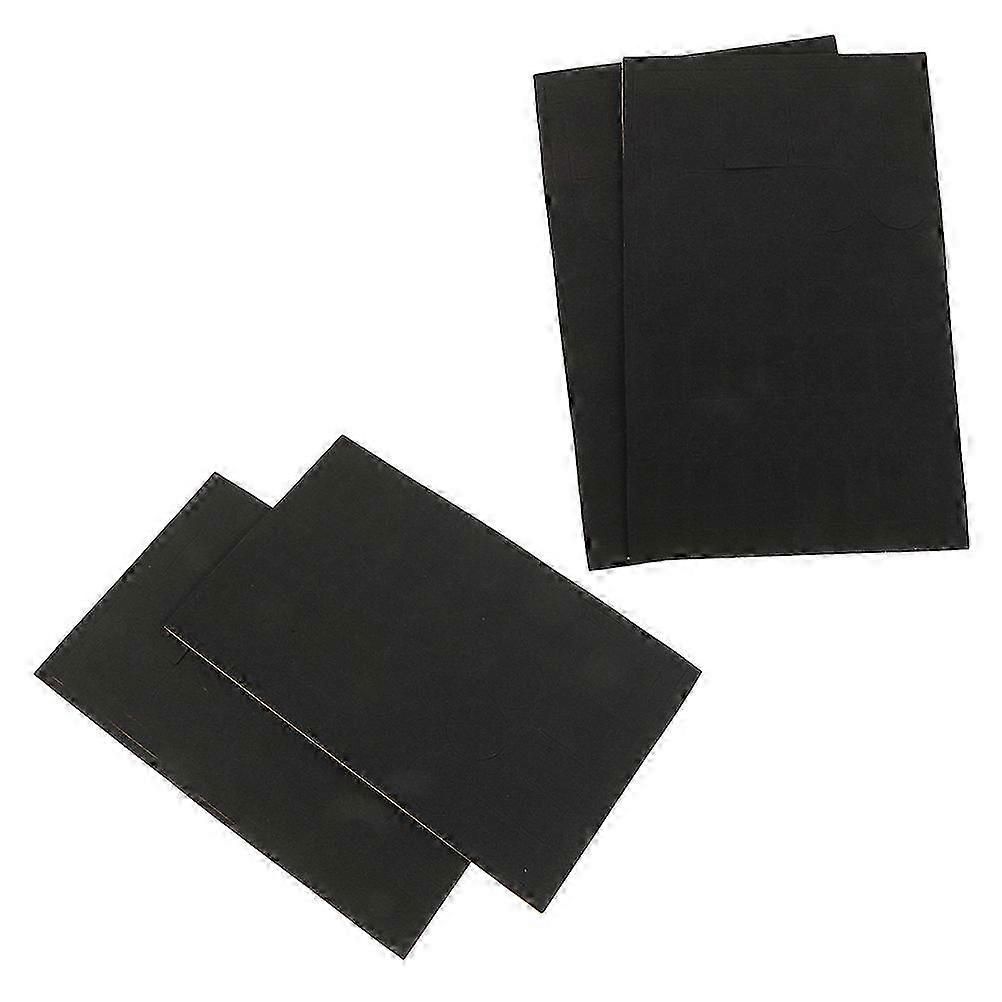4Pcs LED Light Blocking Stickers for Electronics Black Eva Protective Sheets