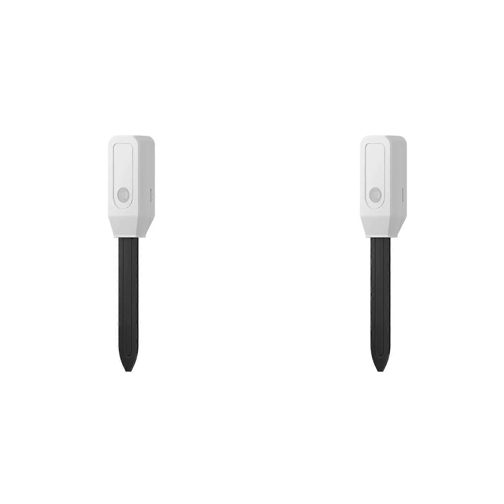 2X Tuya WiFi Soil Tester Sensor Tuya Soil Moisture Sensor Soil Water Content Humidity and Temperatuer Sensor Remote