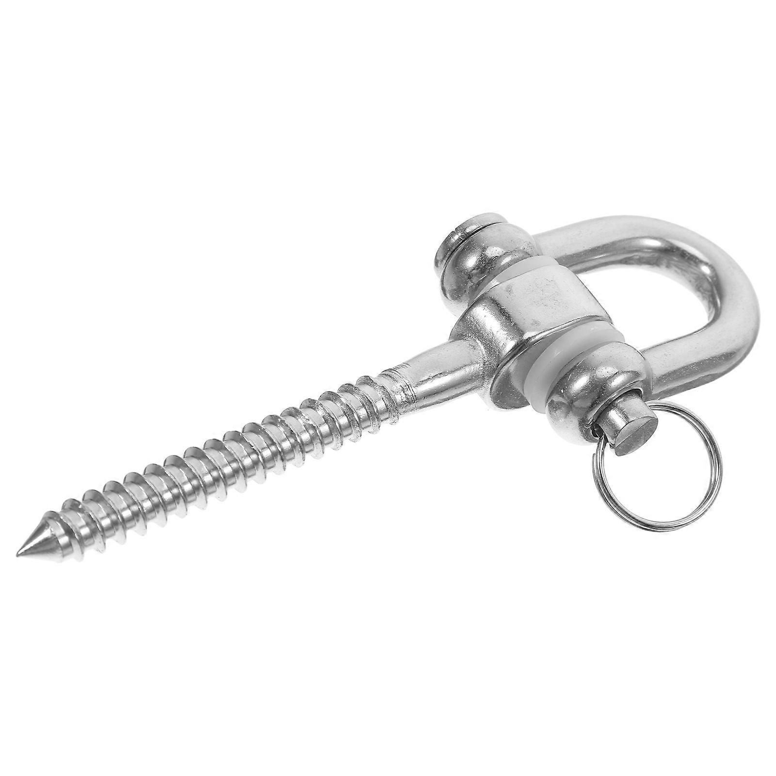 Silver Hooks for Heavy Duty Hammock Hanging