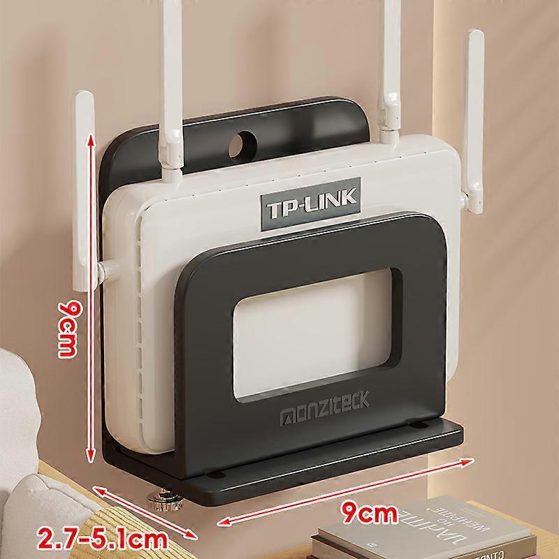 Router Stand Holder Adjcomtable Apple TV Set-top Box Wall Mount ROKU Media Players Store Bracket WiFi Organizer Rack Shelf