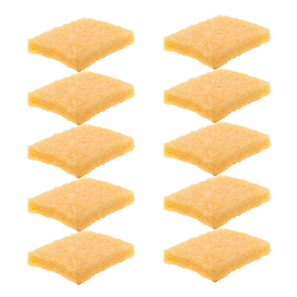 Khaki Rubber Skateboard Grip Tape Cleaner for Multi-Function Cleaning 10Pcs