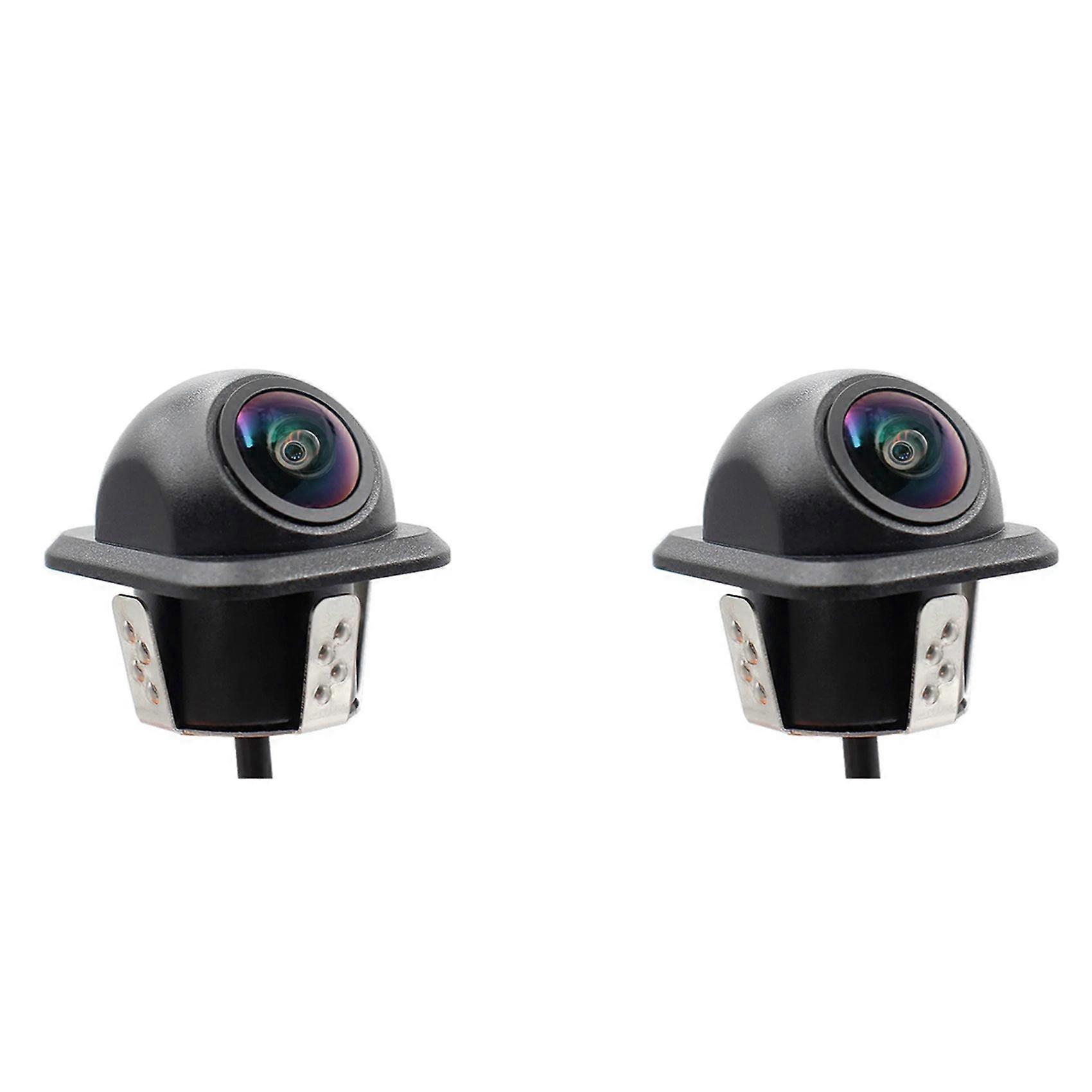 2X CCD Fisheye Lens Car Camera Rear View Wide Angle Reversing Backup Camera HD Night Vision Auto Parking Assist