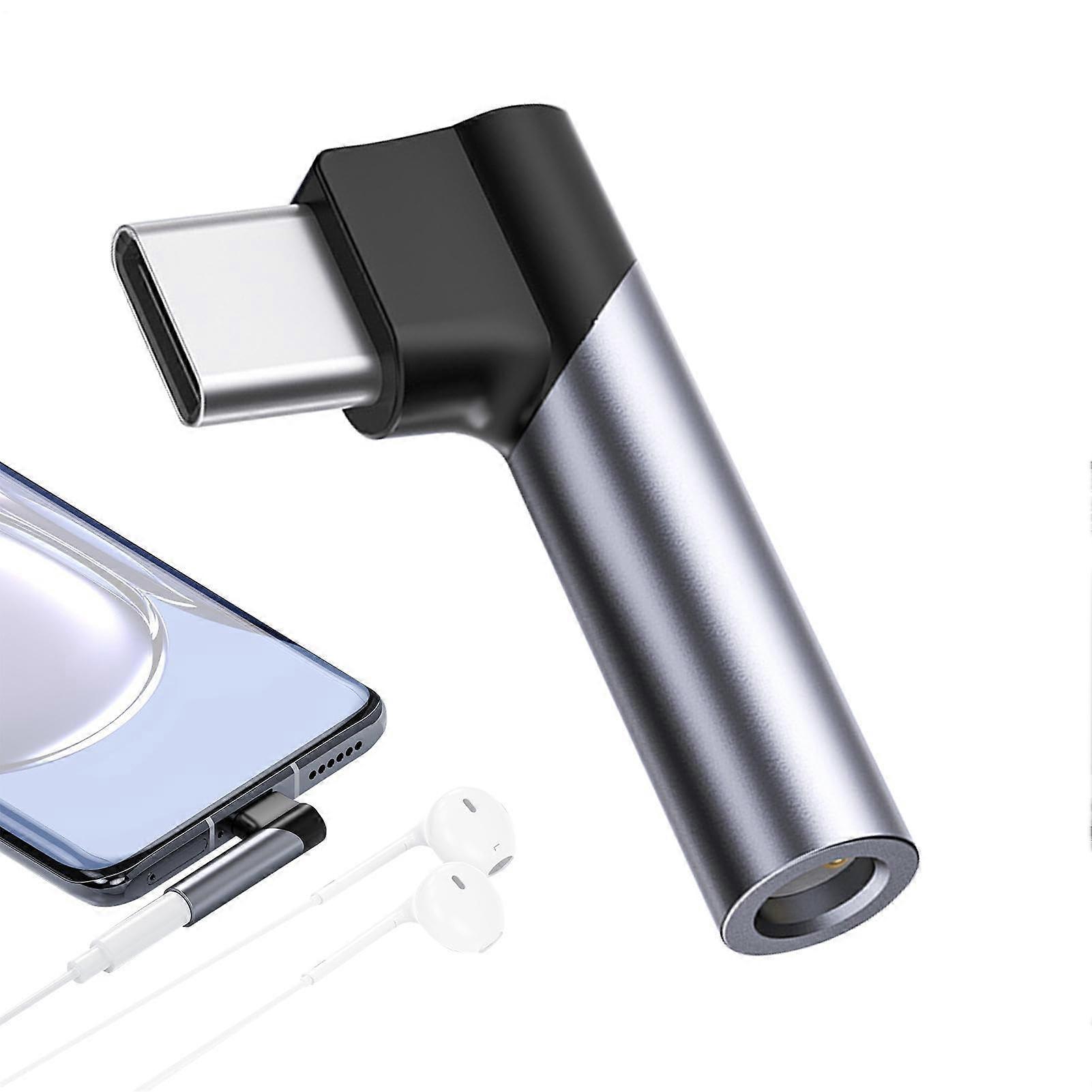 Headphone to USB C Adapter  Type C Headphone Adapter With HiFi Chip  USB C to 3.5mm Audio for Computer Windows