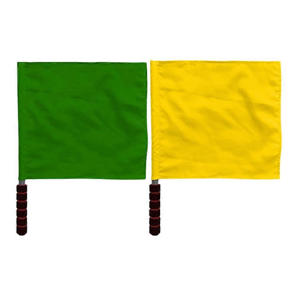 Signal Flag Handheld Flags for Traffic and Sports 2Pcs Portable Signal Prop
