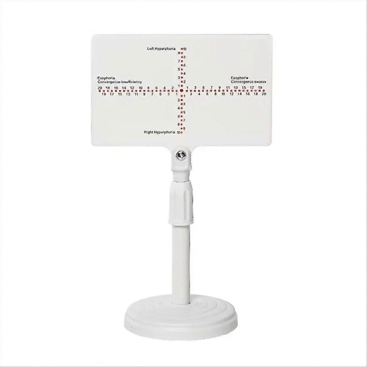 Torrington Block Phoria Strabismus AC/A Test Tool Optometry Inspection Board Charts Vision Tester N